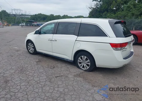 2015 Honda Odyssey Ex-L from USA, damaged, VIN 5FNRL5H62FB028705